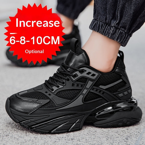 Hidden Wedge Casual Sneakers with Height Lift